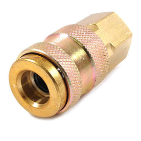 Forney Brass Universal Coupler 1/4 in. Female X 1/4 in. Female 1 pc