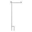Evergreen 44 in. L Metal Garden Flag Stand Matte