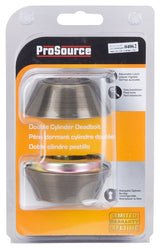 ProSource DB82V-PS Deadbolt, 3 Grade, Antique Brass, 2-3/8 to 2-3/4 in Backset, KW1 Keyway, 1-3/8 to 1-3/4 in Thick Door, Pack of 3