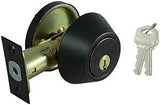 ProSource DBX1V-PS Deadbolt, 3 Grade, Aged Bronze, 2-3/8 to 2-3/4 in Backset, KW1 Keyway, 1-3/8 to 1-3/4 in Thick Door, Pack of 3