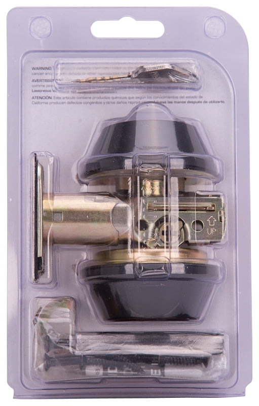 ProSource DBX2V-PS Deadbolt, 3 Grade, Aged Bronze, 2-3/8 to 2-3/4 in Backset, KW1 Keyway, 1-3/8 to 1-3/4 in Thick Door, Pack of 3