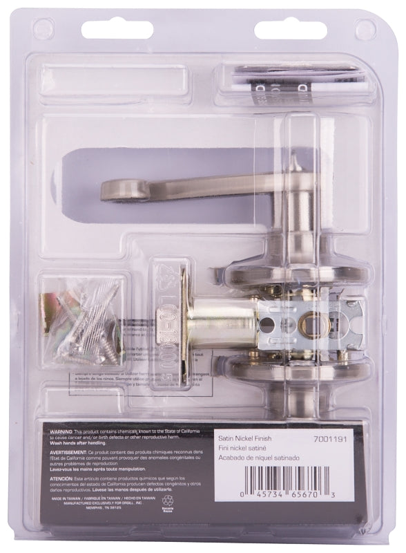 ProSource L6P01V-PS Privacy Lever, Zinc, Reversible Hand, 3 Grade