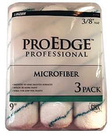Linzer RS 1733 Roller Cover, 3/8 in Thick Nap, 9 in L, Microfiber Cloth Cover, 6/PK