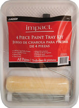 Linzer RS691 Roller and Tray Set, Metal, Includes: (1) 4-Wire Cage Roller Frame and (1) Metal Tray and Tray Liner