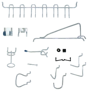 Crawford 1851A Series Peg Hook, 10-3/4 in L x 4-1/4 in W x 1-5/8 in H Dimensions, Silver