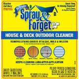 Spray & Forget House and Deck Cleaner 32 oz Liquid, Pack of 6
