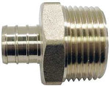 Apollo APXMA341 Pipe Adapter, 3/4 x 1 in, PEX x MPT, Brass, 200 psi Pressure