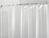 iDESIGN 12052 Shower Curtain/Liner, 72 in L, 72 in W, PEVA, Clear