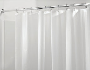 iDESIGN 12052 Shower Curtain Liner, 72 in L, 72 in W, PEVA, Clear