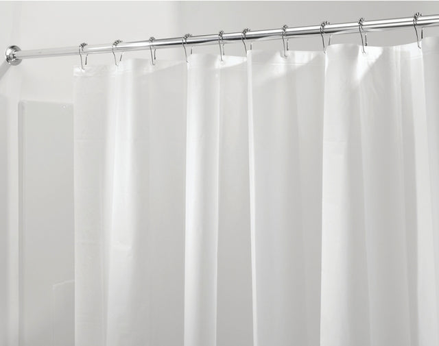 iDESIGN 12052 Shower Curtain Liner, 72 in L, 72 in W, PEVA, Clear