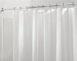 iDESIGN 12052 Shower Curtain/Liner, 72 in L, 72 in W, PEVA, Clear