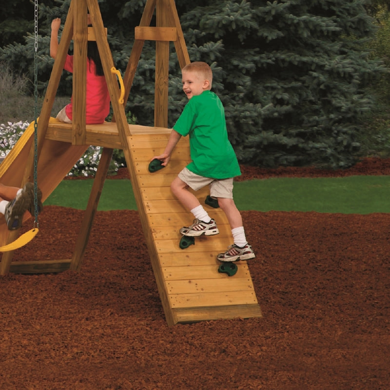 Playstar PS 7831 Climbing Rock Kit, Standard, Plastic, Green, For: 3/4 in Thick Lumber