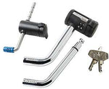 Master Lock 2848DAT Receiver Lock, For: 1/2 in and 5/8 in Receivers, Stainless Steel