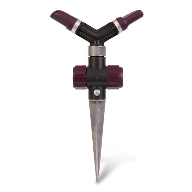 Gilmour Metal Spike Base Whirling Sprinkler 1800 sq ft 1 pk