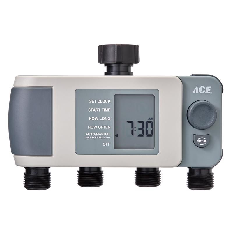 Hydro Pro Timer Ace HydroLogic Programmable 4 Zone Digital Water Timer – Mrosupreme.com