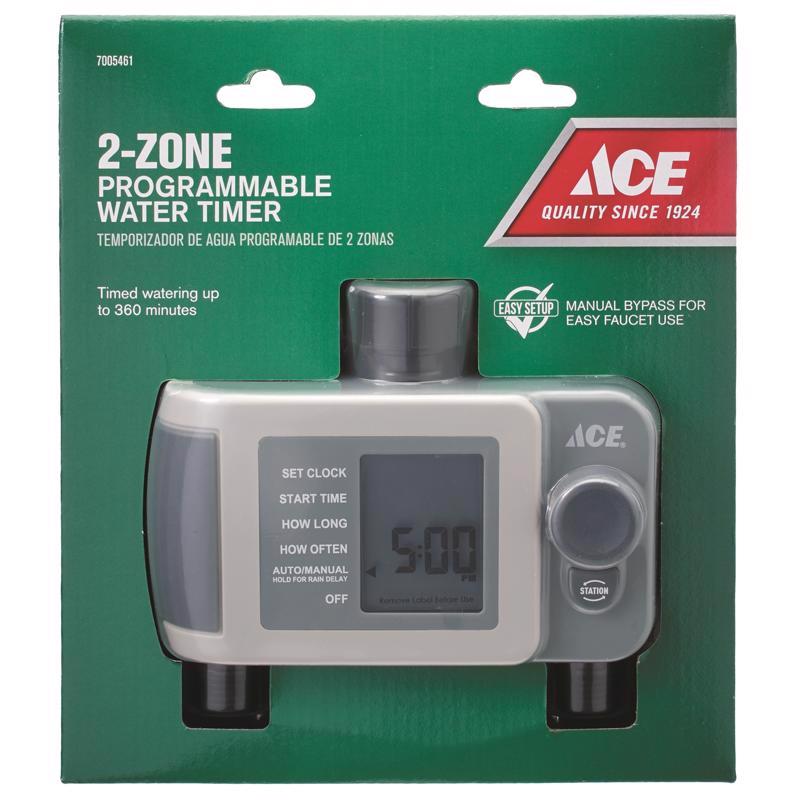 Hydro Pro Timer Ace HydroLogic Programmable 2 Zone Digital Water Timer – Mrosupreme.com