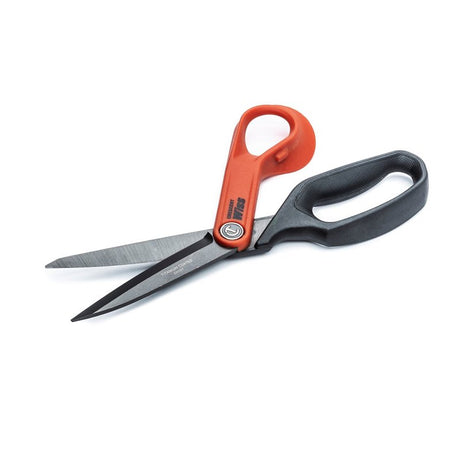 Wiss CW10T Tradesman Shear, 10 in OAL, 3-3/4 in L Cut, Steel Blade, Ergonomic, Offset Handle, Rawhide Handle