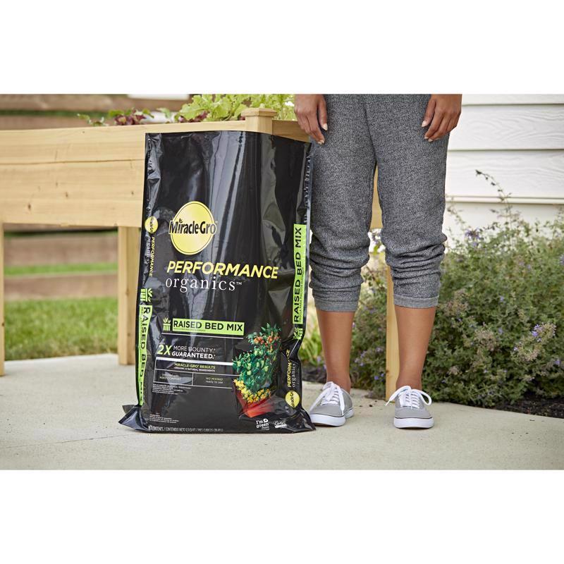 Miracle-Gro Performance Organics Organic All Purpose Raised Bed Soil 1.3 cu ft