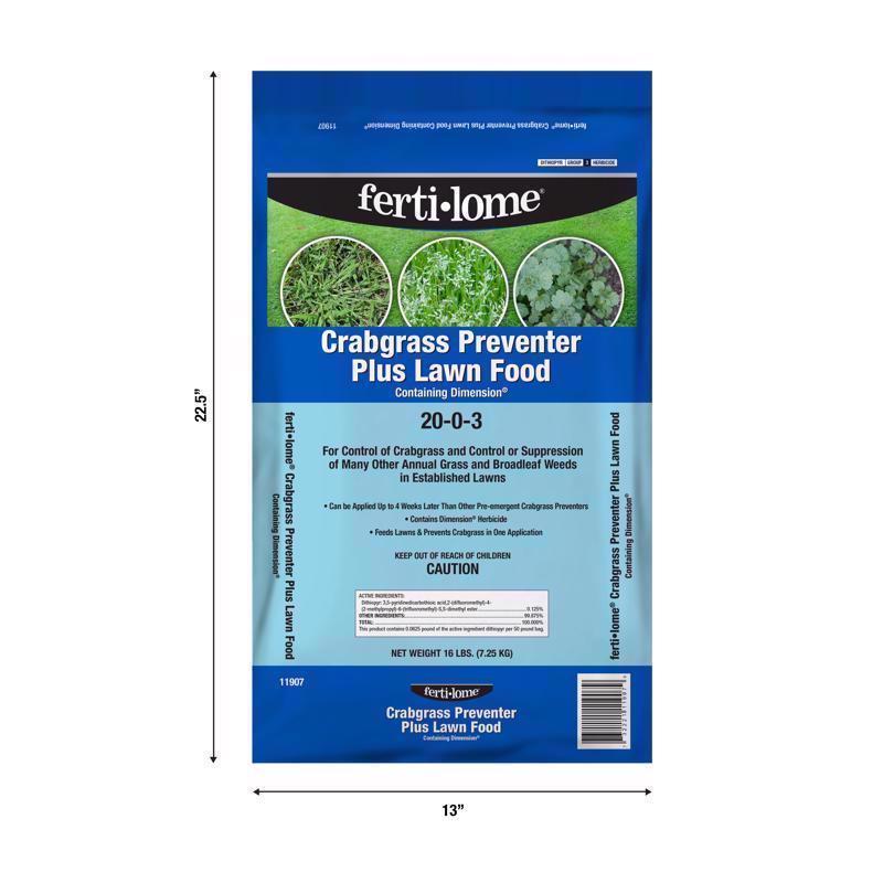 Ferti-lome Crabgrass Preventer Lawn Food For All Grasses 5000 sq ft