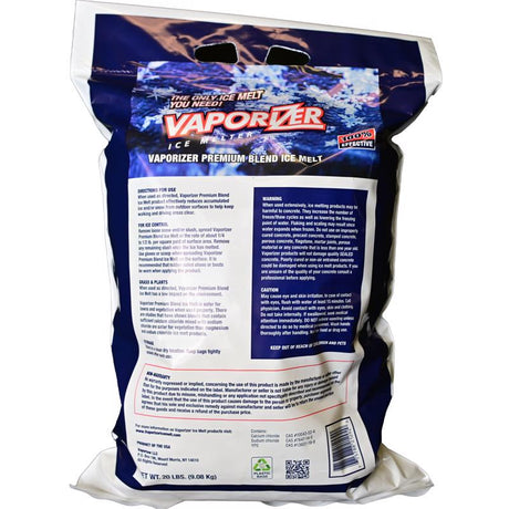 Vaporizer Calcium Chloride/Sodium Chloride Flake Ice Melt 20 lb