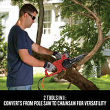 Craftsman CMECSP610 10 in. Electric Chainsaw/Pole Saw Combo