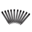 EasyFlex 10 in. L X 0.8 in. H Plastic Black Anchoring Spike, Pack of 10