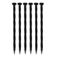 EasyFlex 8 in. L X 0.5 in. H Plastic Black Anchoring Spike, Pack of 18