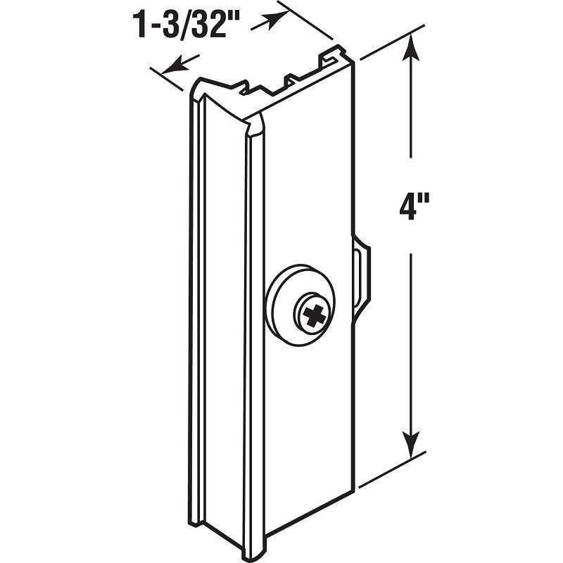 Prime-Line F 2500 Window Pull Latch, Aluminum, Satin