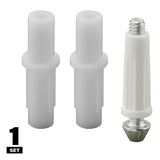 Prime-Line N 7269 Adjustable Bi-Fold Top and Bottom Pivot Set, Plastic/Steel, For: Bi-Fold Doors