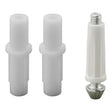 Prime-Line N 7269 Adjustable Bi-Fold Top and Bottom Pivot Set, Plastic/Steel, For: Bi-Fold Doors