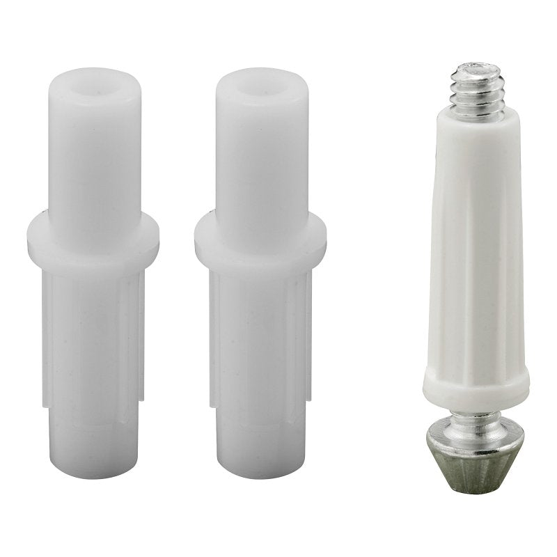 Prime-Line N 7269 Adjustable Bi-Fold Top and Bottom Pivot Set, Plastic/Steel, For: Bi-Fold Doors