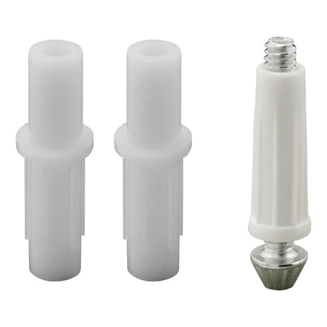 Prime-Line N 7269 Adjustable Bi-Fold Top and Bottom Pivot Set, Plastic/Steel, For: Bi-Fold Doors