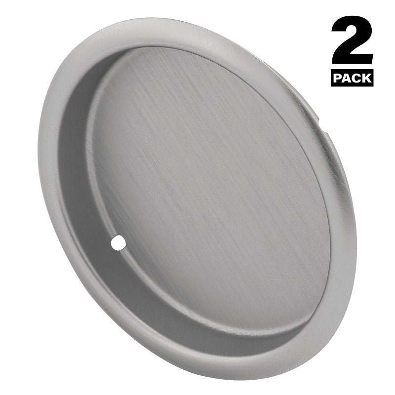 Prime-Line N 7297 Door Pull, 5/16 in D, Brass, Satin Nickel