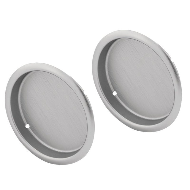 Prime-Line N 7297 Door Pull, 5/16 in D, Brass, Satin Nickel