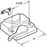 AmesburyTruth TH 23099 Sash Lock, Zinc