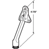 Prime-Line U 9152 Door Holder, 4-7/8 in H, Wall Mounting, Rubber/Zinc, Bronze