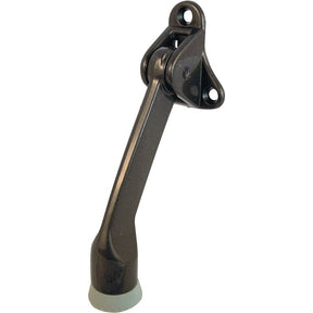Prime-Line U 9152 Door Holder, 4-7/8 in H, Wall Mounting, Rubber/Zinc, Bronze