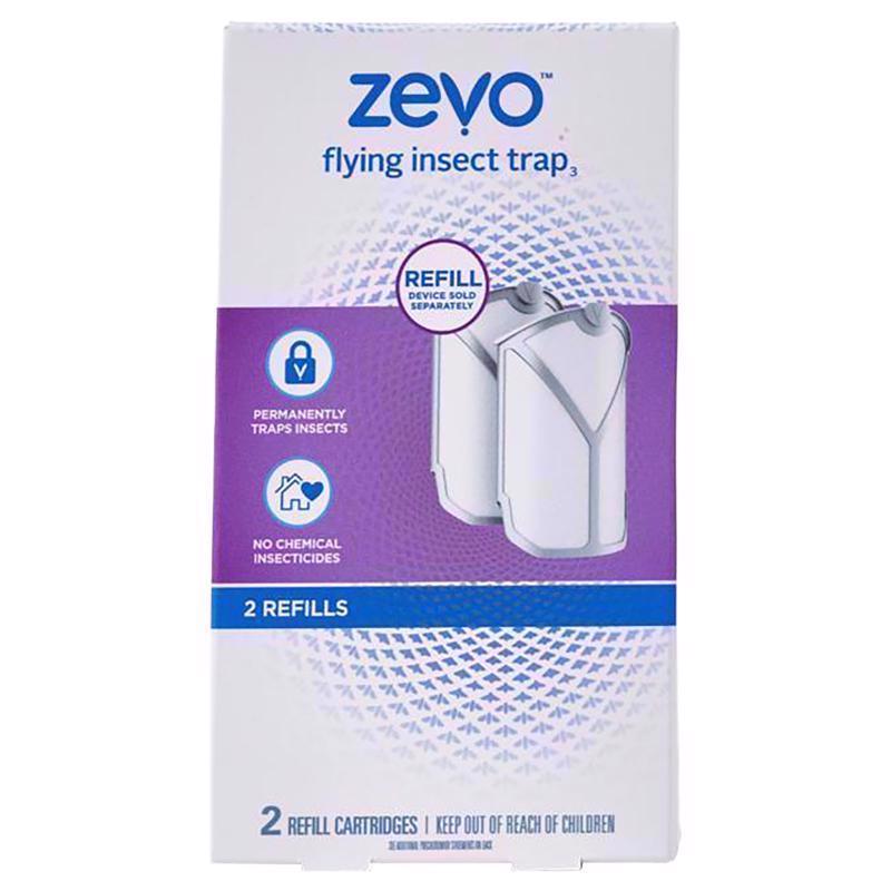 Zevo Refill Kit 4 in. W X 7 in. L Gray/White 2 ct, Pack of 8