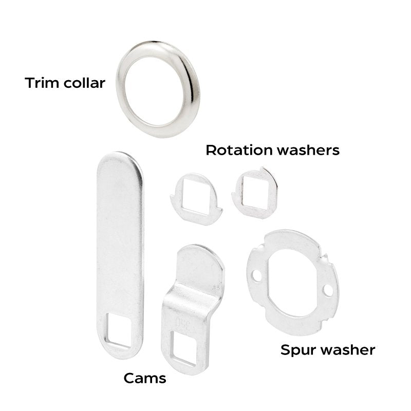 Defender Security U 9943 Drawer and Cabinet Lock, Stainless Steel, Keyed Lock, Y11 Yale Keyway