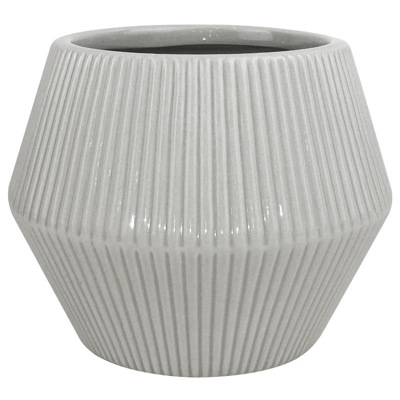 Trendspot Rena 6.5 in. H X 8 in. W X 8 in. D X 8 in. D Ceramic