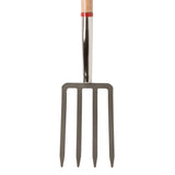 Ace 4 Tine Steel Spading Fork 30 in. Wood Handle