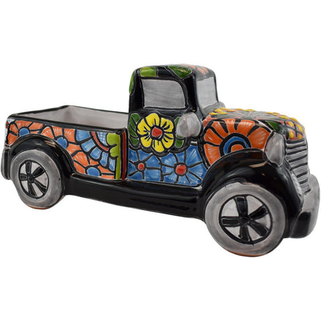 Avera Products 5 in. H X 11 in. W Ceramic Vintage Truck Planter Multicolored, Pack of 2