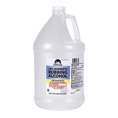 Swan 70% Isopropyl Rubbing Alcohol 1 gal 1 pk, Pack of 4