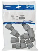 Carlon E943D10-UPC Terminal Adapter, 1/2 in MPT x Socket, 1.04 in Dia, 1.31 in L, Gray