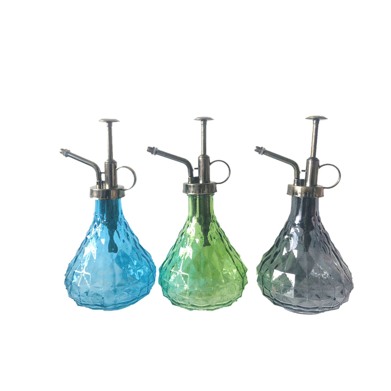 Meadowcreek Assorted 10 oz Glass Globe Plant Mister, Pack of 12