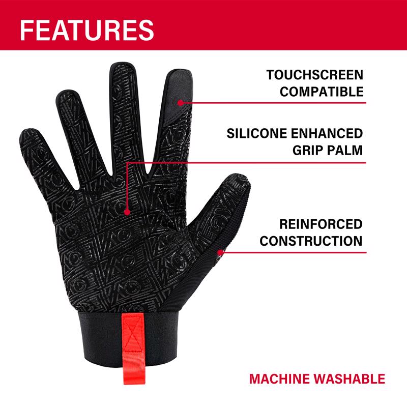 Ace Extreme High Performance Grip Gloves Black L 1 pk