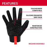 Ace Extreme High Performance Grip Gloves Black L 1 pk