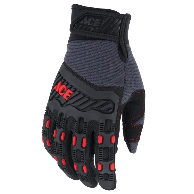 Ace High Performance Impact Gloves Multicolor XL 1 pk