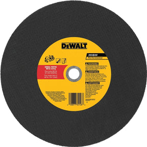 DEWALT DW8021 Cutting Wheel, 14 in Dia, 1/8 in Thick, 20 mm Arbor, Coarse, Aluminum Oxide Abrasive