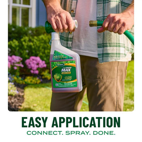 Scotts Liquid Green Max All-Purpose Lawn Fertilizer For Multiple Grass Types 2000 sq ft